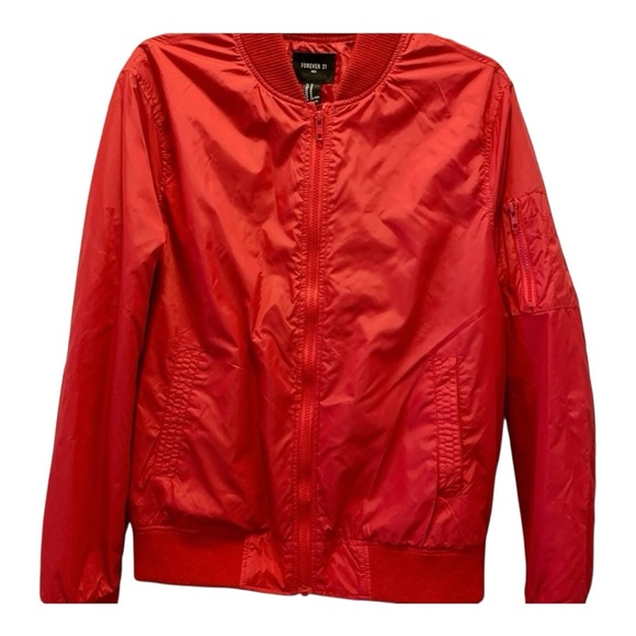 Forever 21 Jackets Red Mens Lightweight Size S - Picture 11 of 11